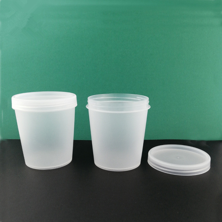 Wholesale 250ml/8oz wide mouth plastic jar with lids ice cream body butter sugar scrub bath salt cosmetics packaging containers