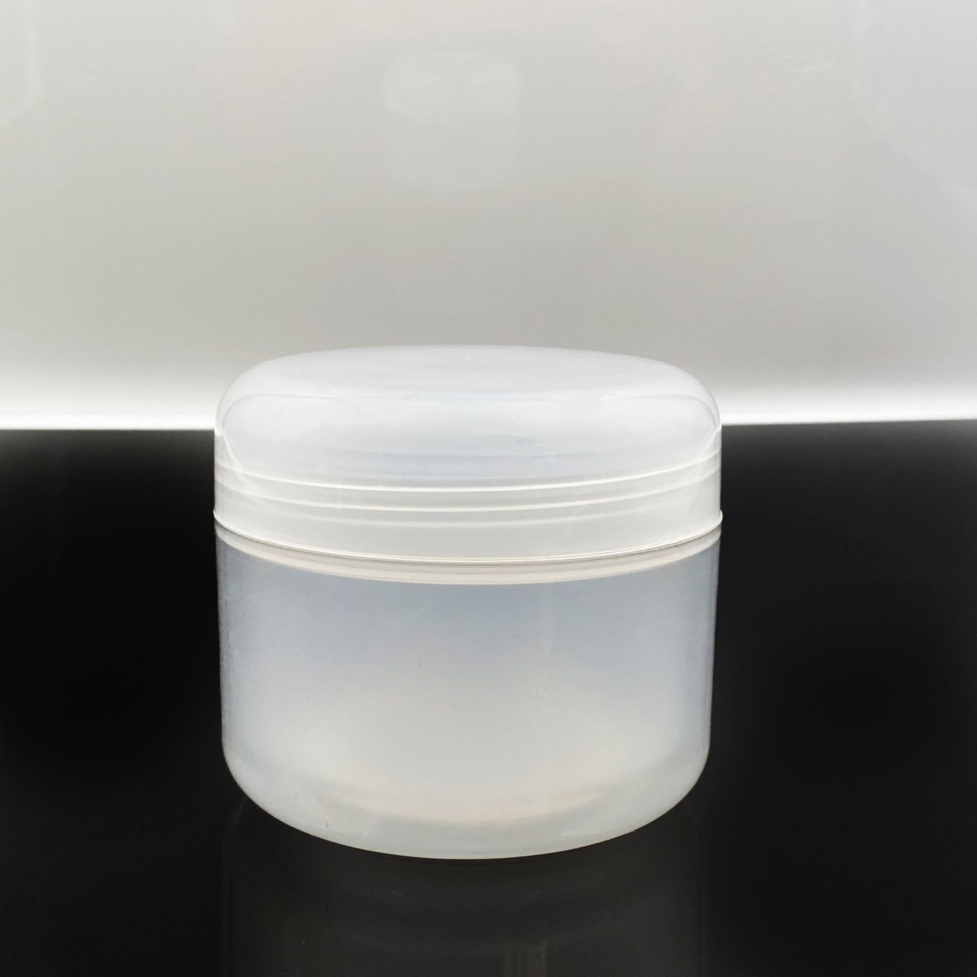 Salon White Face Cream Jar With Lid 50g 100g 200g 500g Frosted Double Wall Jar empty plastic cosmetic jars 5g 10g 20g 30g