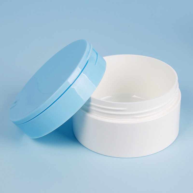 Custom 100ml PP Flip Top Cream Jar  Skincare Moisturize Cream Container PP Plastic face Cream container skincare body scrub Jars