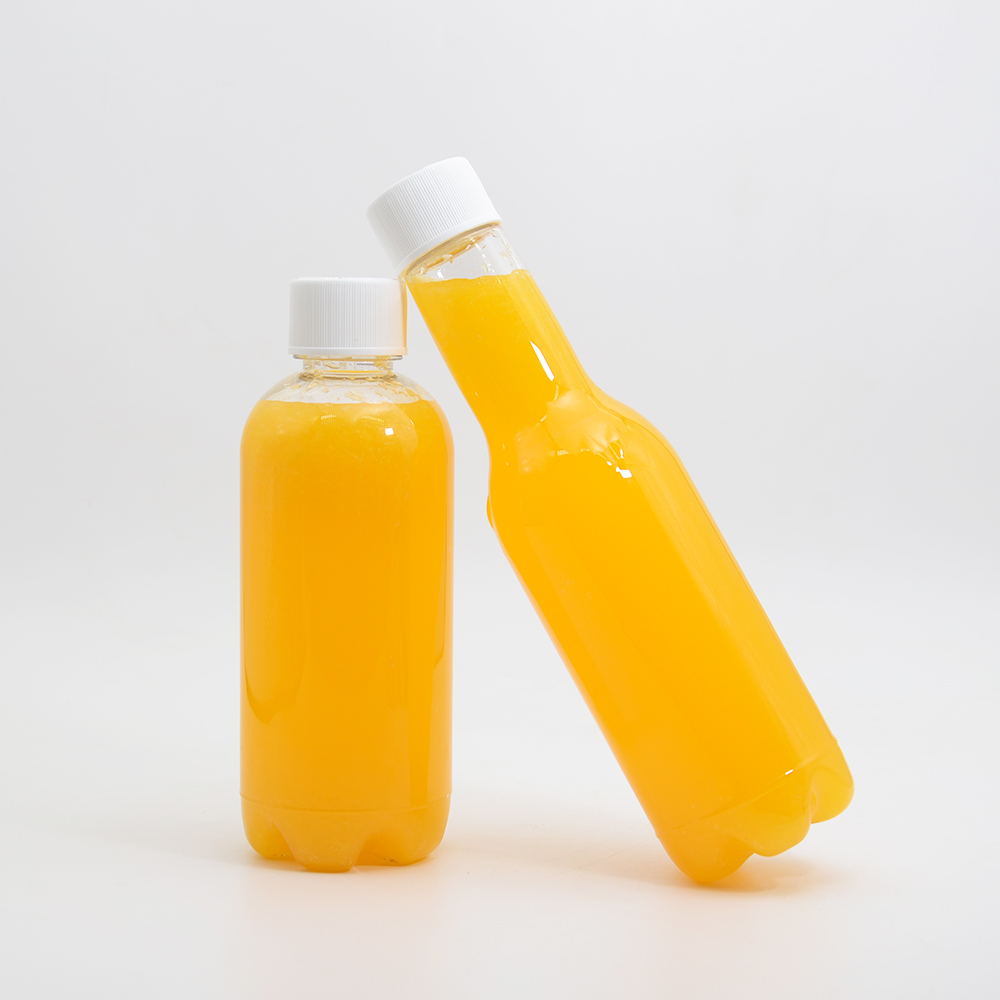 Long Neck Plastic Beer Bottle 375 ml Clear PET Bottles for Carbonated Drinks Beverage Soda Bottles with Child Resistant Cap