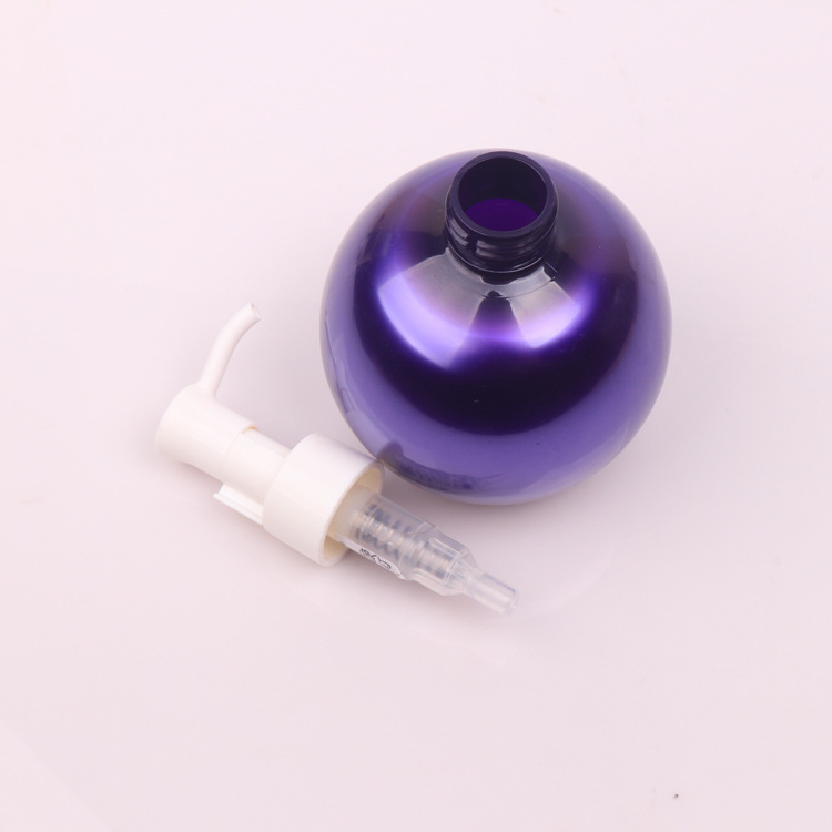 100ml 150ml 250ml 300ml cute round shape shampoo bottle plastic pump bottles Light bulb lotion bottles