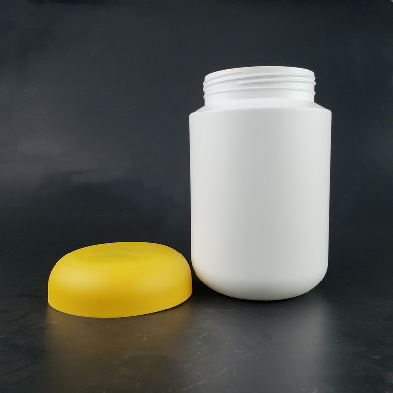 300g 400g 500g 600g 1000g HDPE Plastic Jar Containers with Screw Lids Freezable Ice Cream Jars for Food grade plastic powder