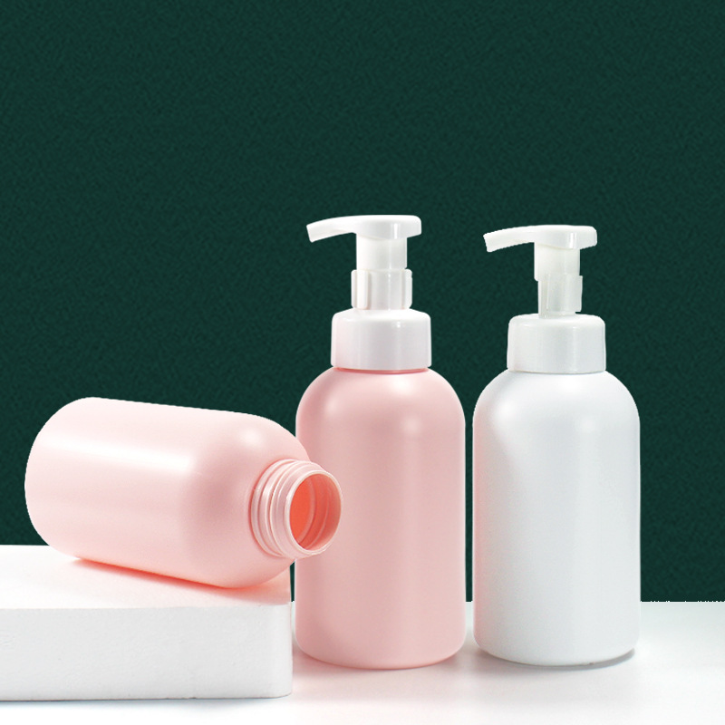 300ml 500ml Hair Mousse Bottles Soap Dispenser  with squeezing foam pump for hand sanitizer and facial cleanser