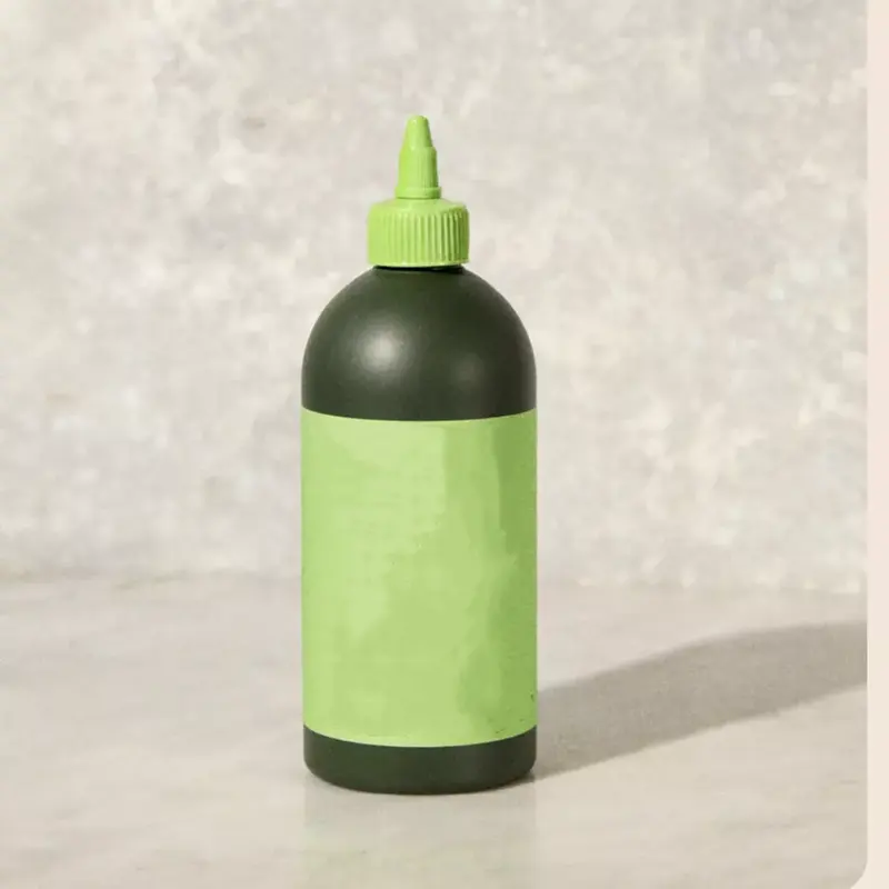 Hair Oil Applicator Dropper Packaging Label 100ml 150ml 250ml Olive Oil Squeeze Bottle with Twist Top