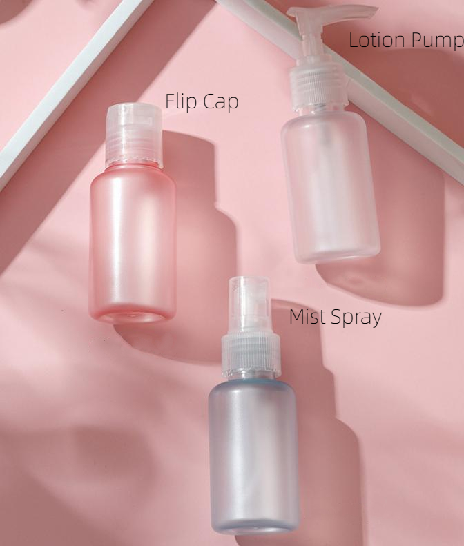 50ml 80ml Travel Size Lotion Shampoo Squeeze Bottles Flip Cap Body Wash Bottles Pump Dispenser Moisturizing Water Spray Bottle