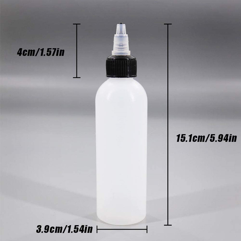 hdpe glue 30ml 60ml 100ml 120ml 250ml 500ml 1000ml transparent black squeeze plastic dropper bottle with twist cap