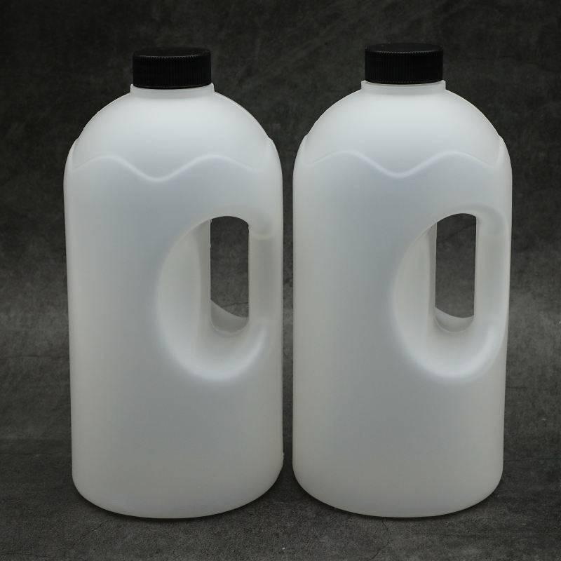 Custom 500ml 1L 2L 3L White Square Empty HDPE Plastic Household Washing Laundry Detergent Bulk Bottle