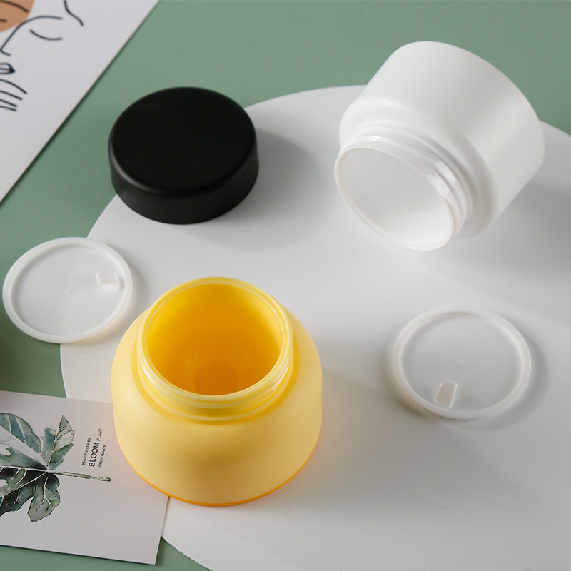 Customize Plastic 15 20 30 40 50g Cream Lotion Container Jars Round Jar Skincare Cream Container Cosmetic Skincare Packaging