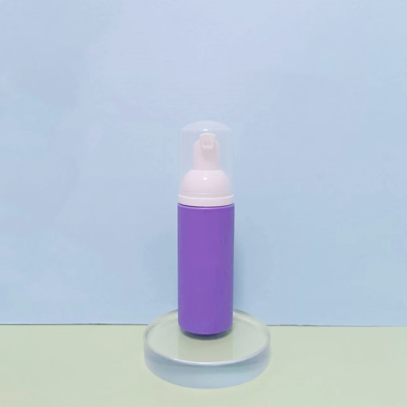 Purple Pink Green Lash Shampoo Bottles 50ml 100ml 120ml 150ml 300ml 500ml Mousse Cleanser Bottle Foam Pump Bottle With Brush
