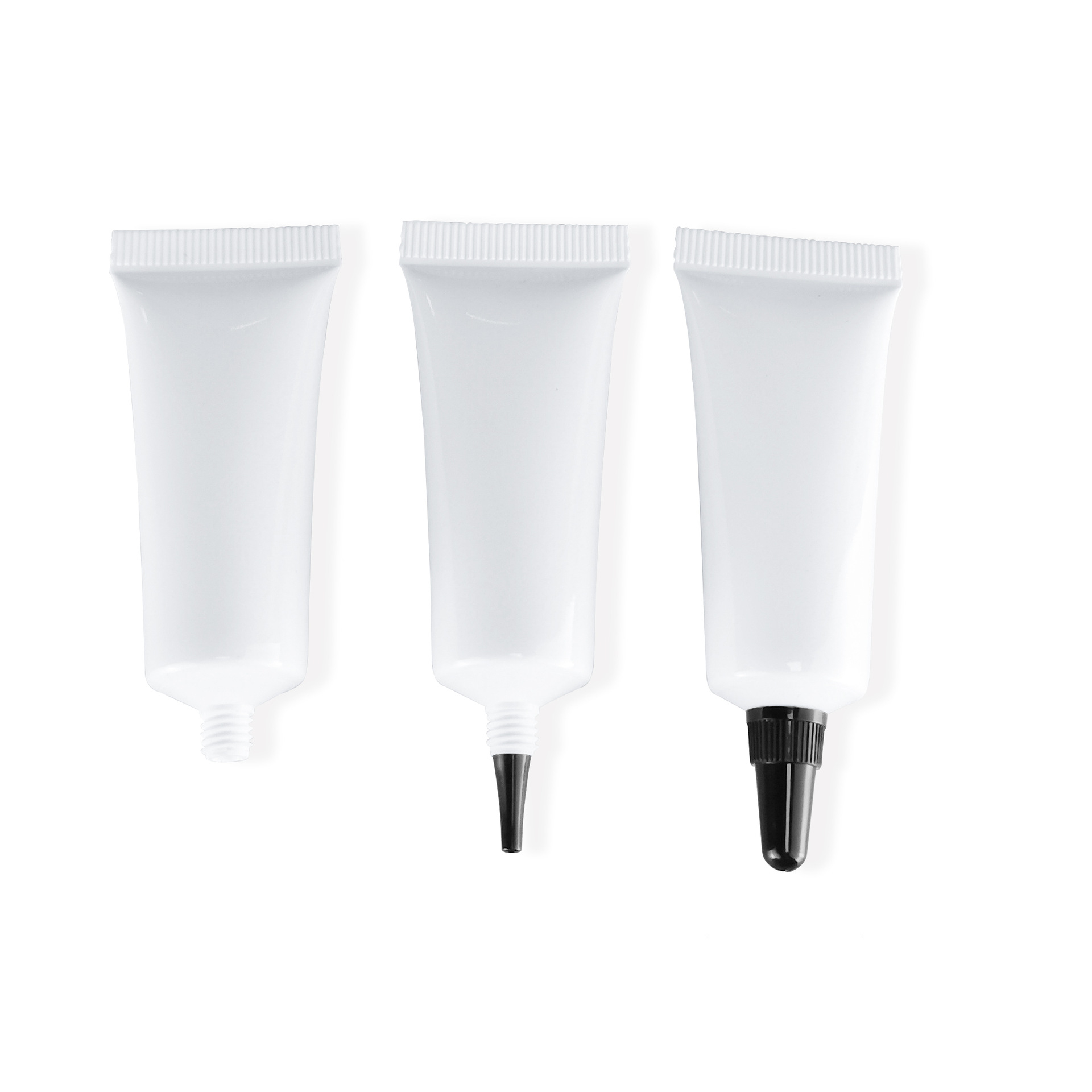 Empty Cream Tube 5g 10g 20g 30g 40g Cosmetics Skincare Eye Cream Squeeze Tube with tip cap oval flat BB cream tube packaging