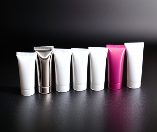 Custom  cosmetic packaging squeeze soft tubes  4oz 8oz 150ml 250ml Matte Black Glossy White with Logo design and flip cap lid