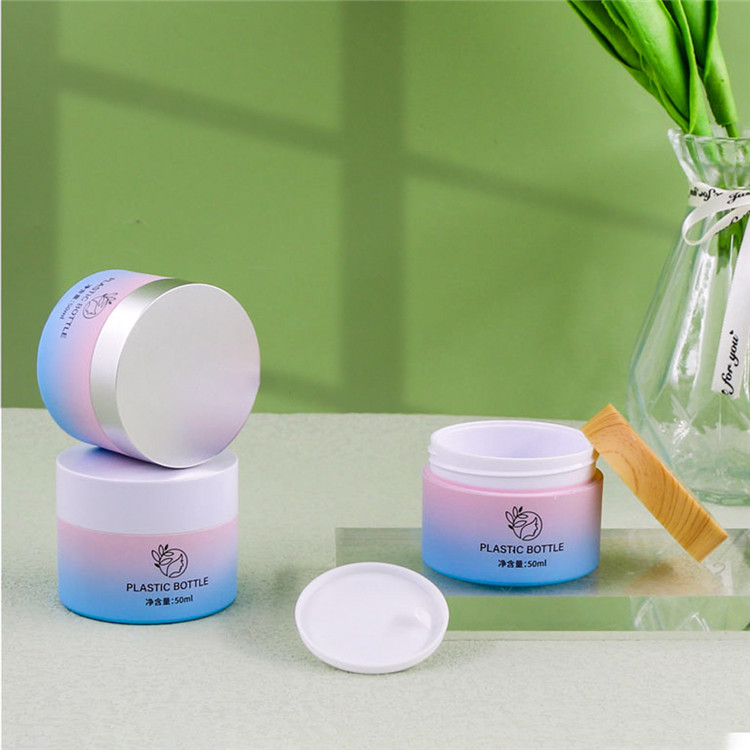 Pink Gold silver Matte Color 50ml 100ml 120ml 150ml 250ml pet plastic cosmetic cream Essence lotions facial scrub body butter