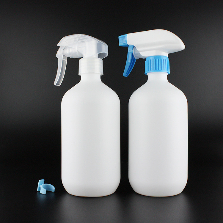 chemical resistant plastic 16 oz 24 oz 32oz Clear PET Plastic Spray Bottles WhiteTrigger Sprayer Steam spray bottle