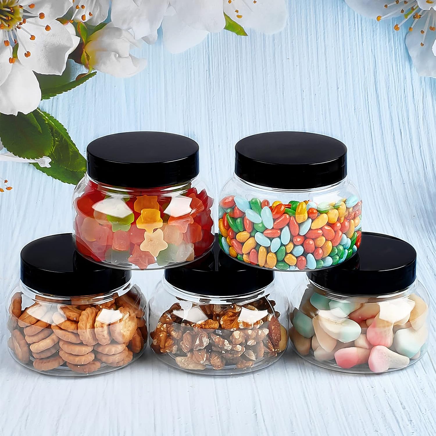 30g 50g 100g eco friendly customize baby cream packaging pink beige plastic PP PET butter cream cosmetic jar round lotion can