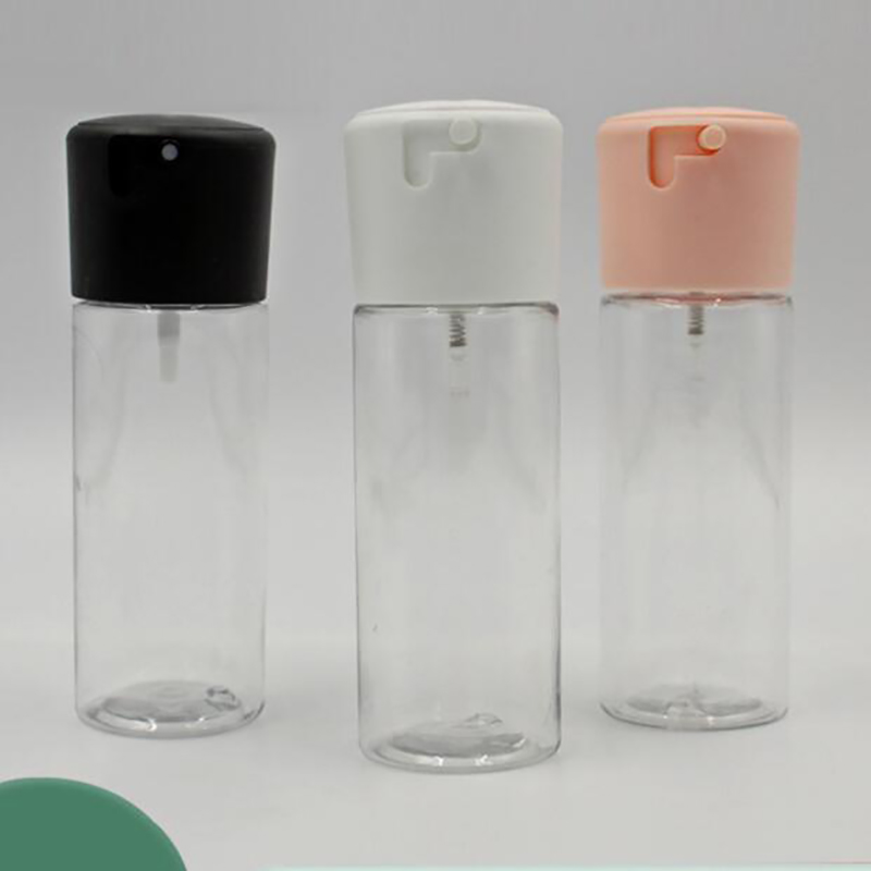 Manufacturer Supply Plastic Lotion Cream Bottle Refillable Airless Bottle With Lock Pump for Cosmetic Package 30ml 50ml