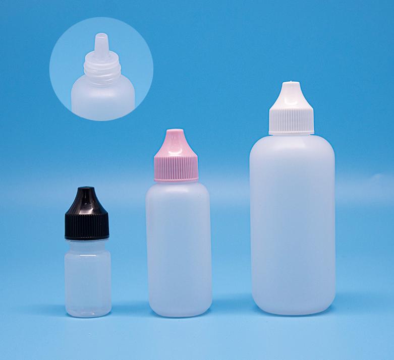 Pink Color PE 30ml 50ml Cosmetics Sunscreen Cream Oil Liquid Foundation Serum Dropper Squeeze Bottle with Tip Cap 10ml 120ml