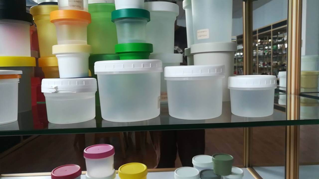 100g 200g 250g 450g 500g 1000g 1liter cosmetics plastic jar 1 kg pp cream jar flat tub jar 2oz 4oz 6oz 8oz 10oz 12oz 16oz  32oz