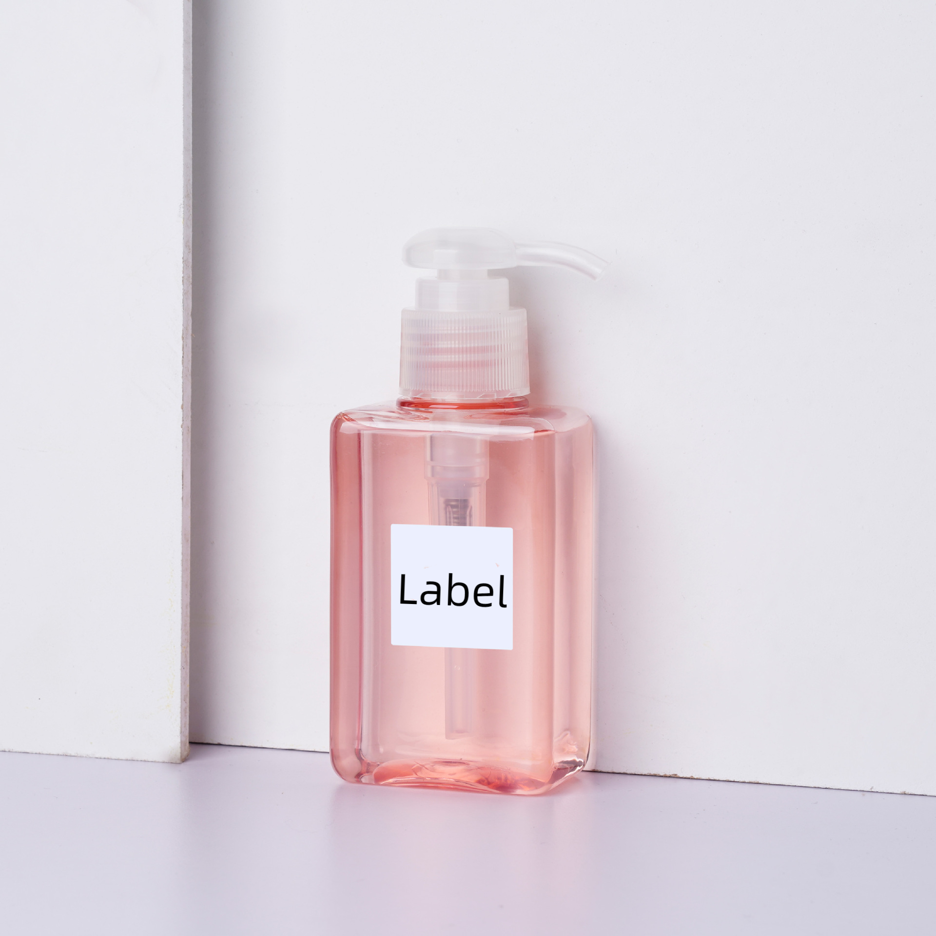 150 300 ml Matte Amber Black Yellow Gold Silver Pink Transparent Frosted Hand Wash Shampoo Bottle Square Plastic Lotion Bottle