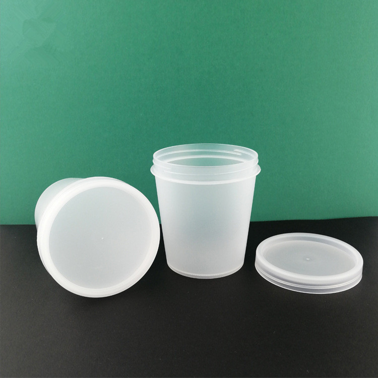 Wholesale 250ml/8oz wide mouth plastic jar with lids ice cream body butter sugar scrub bath salt cosmetics packaging containers