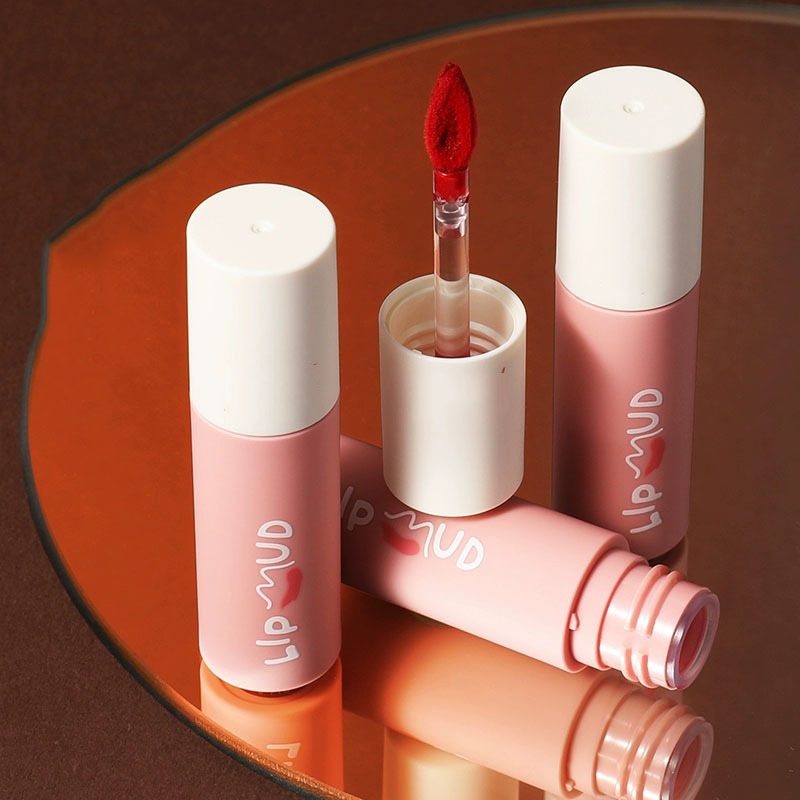 Custom Color Clear Scrub Bottle 5ml 10ml Matt Lip Gloss Tube Plastic Cosmetic Lipstick Tube with Custom Eyelash Packaging Tube