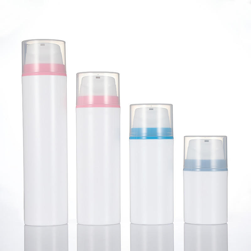 Refillable PP Airless Pump Bottles 15ml 30ml 50ml 100ml 120ml 150ml 200ml 250ml for Cosmetic Skincare Lotion Gel Cream Packaging