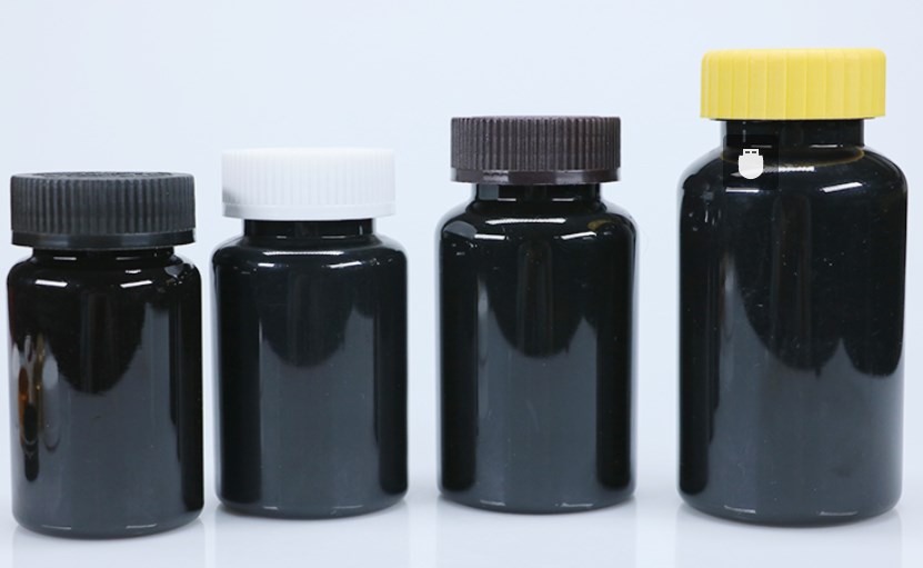 60ml 80ml 120ml 150ml 200ml 250ml black empty plastic medicine bottle pet jar 60cc 80cc 120cc 150cc 200cc 250cc capsule bottle