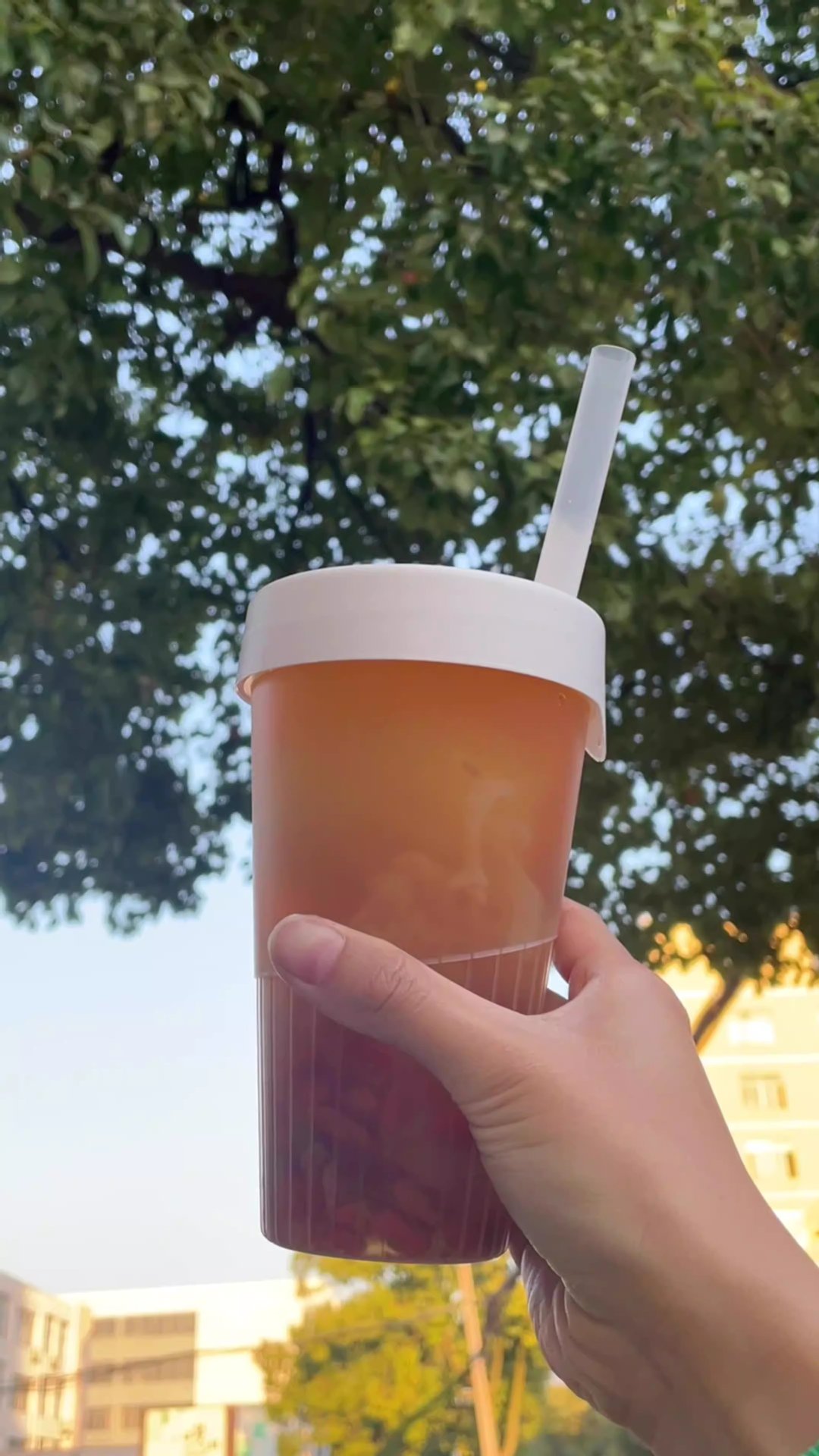 600ml Vertical Strip Frosted Plastic Cup High Temperature Resistant Milk Tea Beverage Juice Takeaway Bottles
