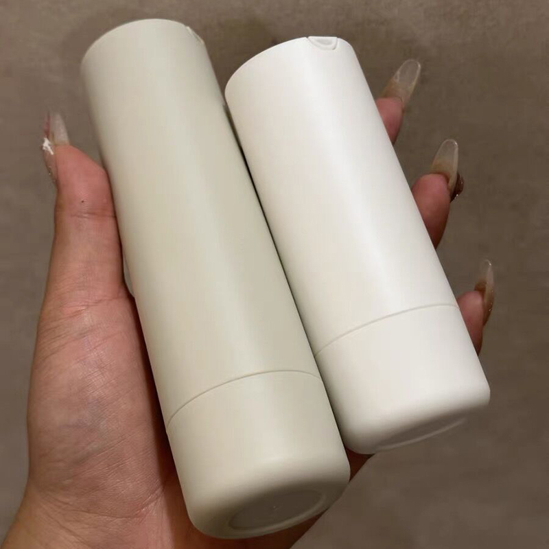 Luxury Lotion Refillable Cosmetic Packaging 15ml 30ml 50ml Matte Lock Twist Refill Double Wall Vacuum Airless Pump Cream Bottle