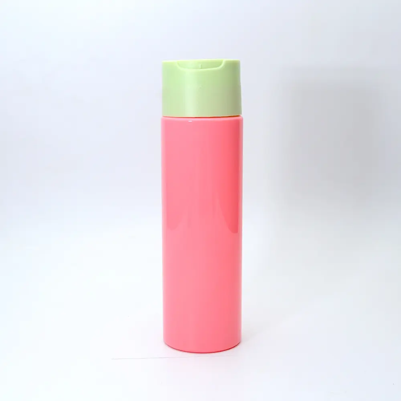 Custom 10oz Clear Shampoo Bottle 8oz 200ml 250ml 300ml Toner Cream Body Lotion Containers with 24/410 Double Wall Disc Top Cap