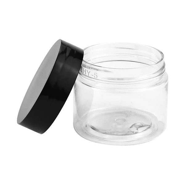 8oz Plastic Jars with Lids BPA Free Plastic Pots Large Empty Round Cosmetic Containers for Body Butter Bath Sugar Salt Scrubs