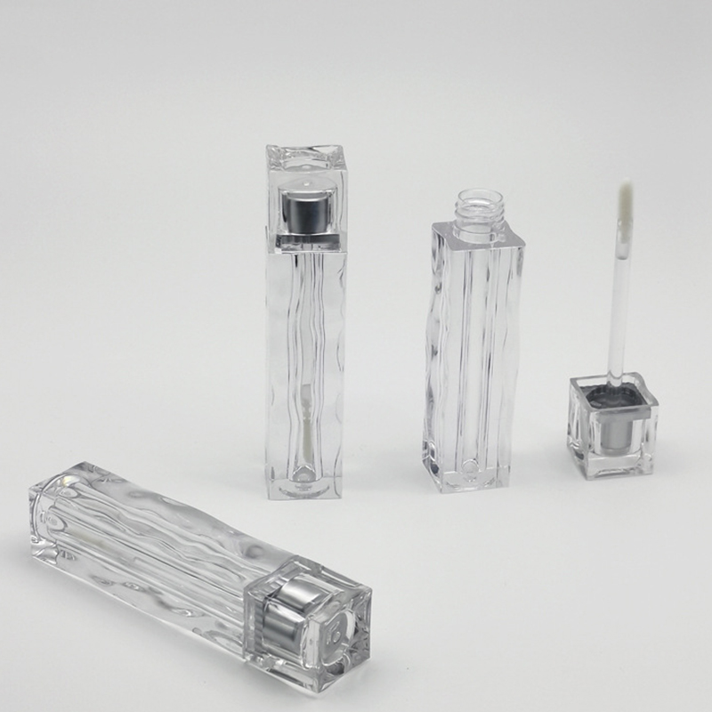 5g 10g 15g Lipgloss Clear Plastic Mascara Tube Liquid Container Plastic Tube with Brush Eye Lash Brush Bottle cosmetic packaging