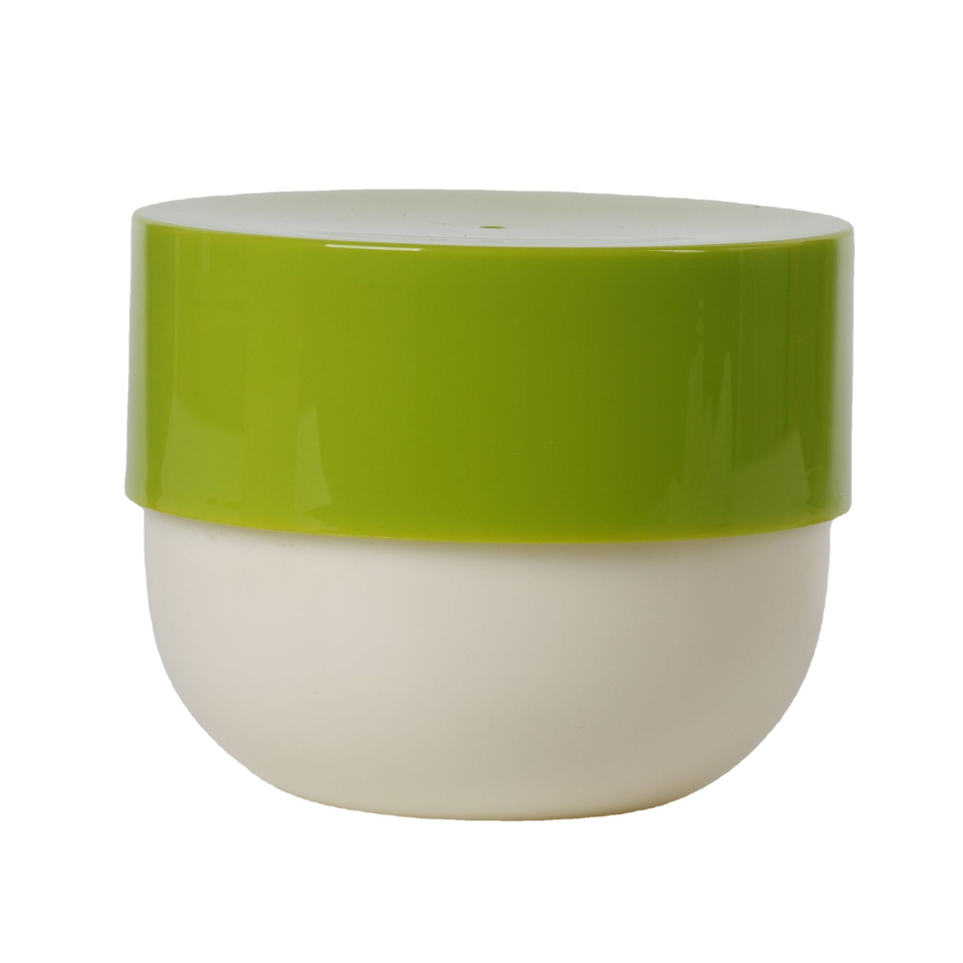 Custom 300g Empty Cosmetic Packaging Cream Jar Unique shape Plastic Jars Empty Oval Hair Care Product Container