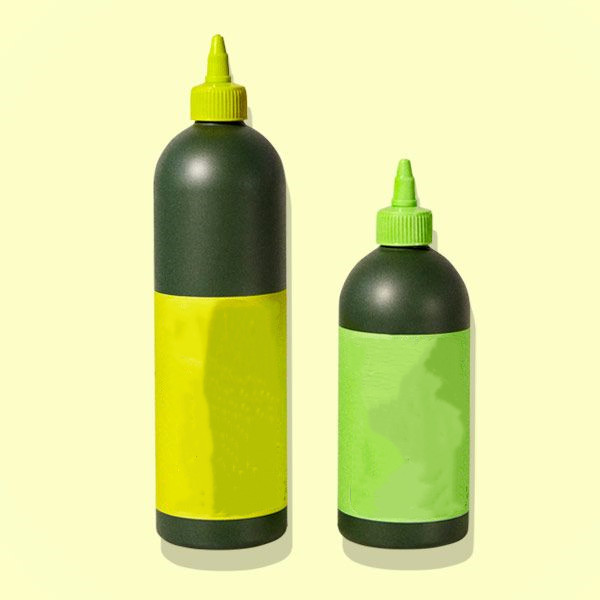 Hair Oil Applicator Dropper Packaging Label 100ml 150ml 250ml Olive Oil Squeeze Bottle with Twist Top