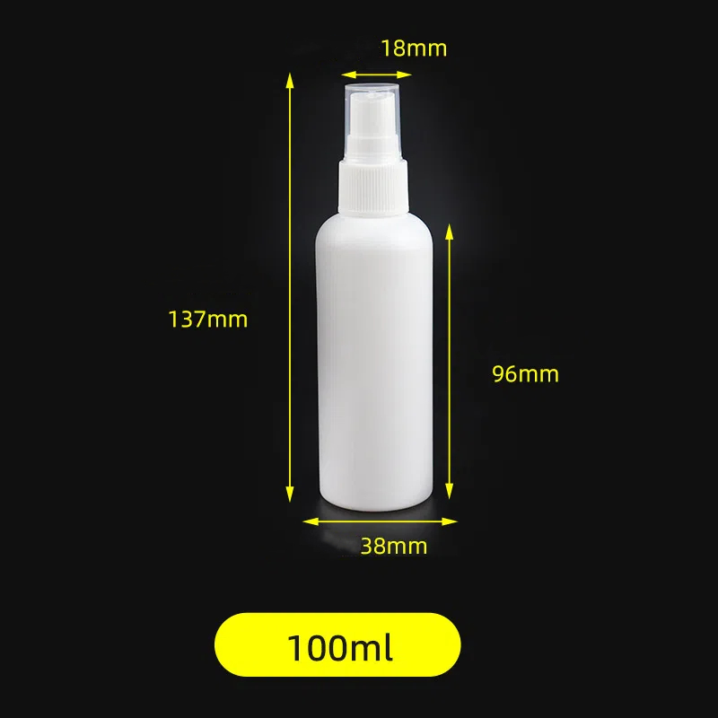 10ml 20ml 30ml 50ml 60ml 100ml White Plastic Fine Mist Spray Bottle Perfume Fragrance Liquid Dispenser Bottle Mouth Spray