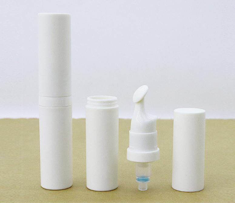 7.5ml 10ml 15ml Airless Lip Film Lip Mask Lip Gloss Tube Eye Cream Serum Pump Press Dispensing Tube with Massage Head Applicator