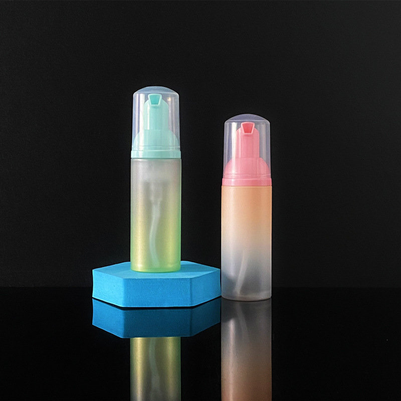 300ml 500ml round foaming hand soap bottle body wash bottle 60ml 100ml 250ml PE plastic lash shampoo mousse foam pump bottle
