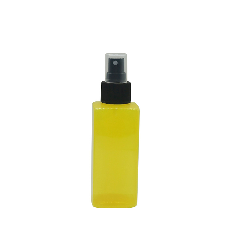 Custom Yellow Green Color Clear 100 ml 120ml Plastic Spray Bottle Toner Perfume Aroma Fragrance Diffuser Sprayer Bottle