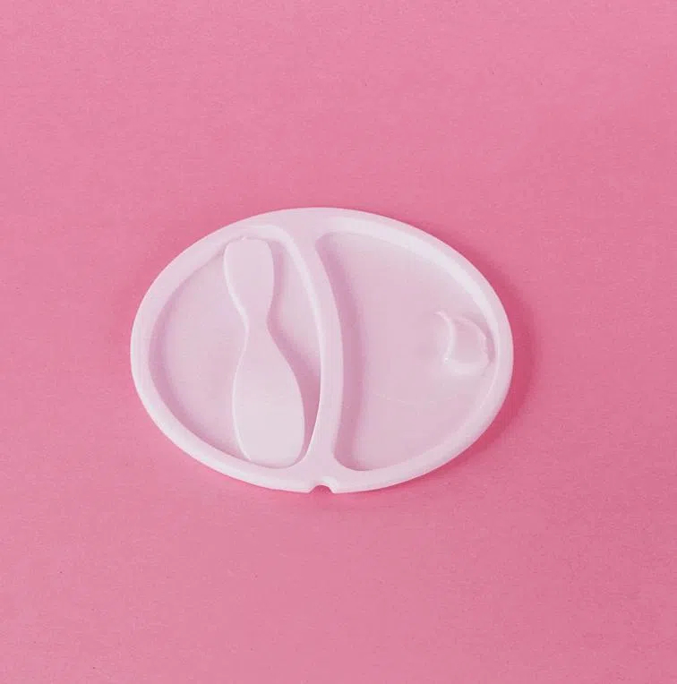 Creative New Double Chamber 2 in 1 50g + 50g Cosmetics Day Night Cream Jar Eye Serum Jar plastic jar with lid spoon seal 100g