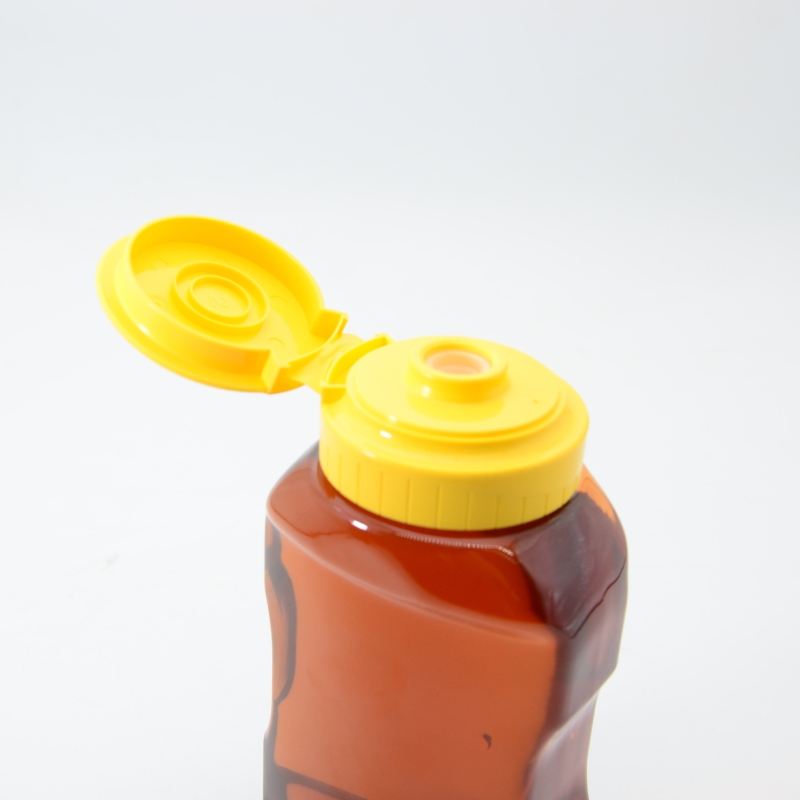 In stock BPA Free PET Sauce Bottles with Leak Proof Lid for Agave Syrups Soy Sauce