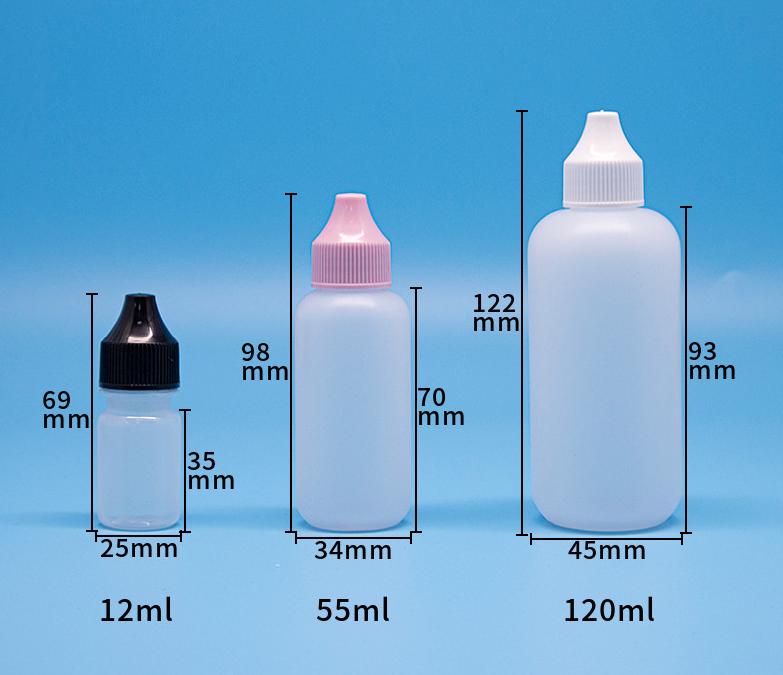 Pink Color PE 30ml 50ml Cosmetics Sunscreen Cream Oil Liquid Foundation Serum Dropper Squeeze Bottle with Tip Cap 10ml 120ml