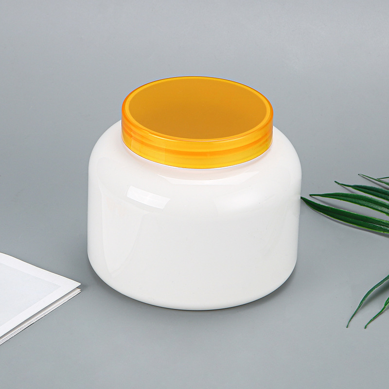 Wide Mouth Large Capacity PP PE  PET Jar Protein Powder Food Storage Can 1L 2L 5L 6.5L Round Customized Logo Container