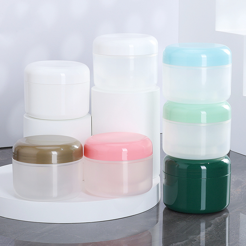 Hand Face Cream lotion Containers Bottles Round Plastic Vanicream Moisturizing Skin Cream Jars with Pump Dispenser 16 fl oz