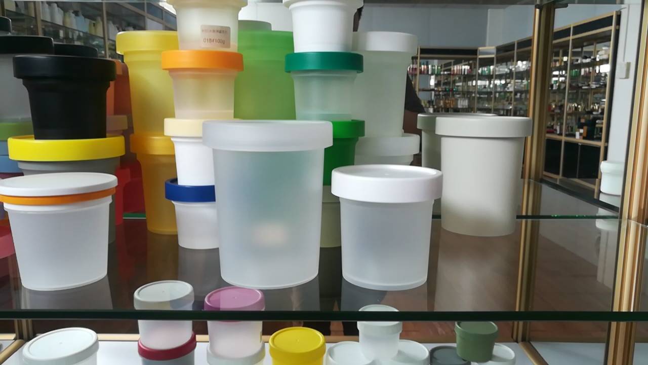 100g 200g 250g 450g 500g 1000g 1liter cosmetics plastic jar 1 kg pp cream jar flat tub jar 2oz 4oz 6oz 8oz 10oz 12oz 16oz  32oz