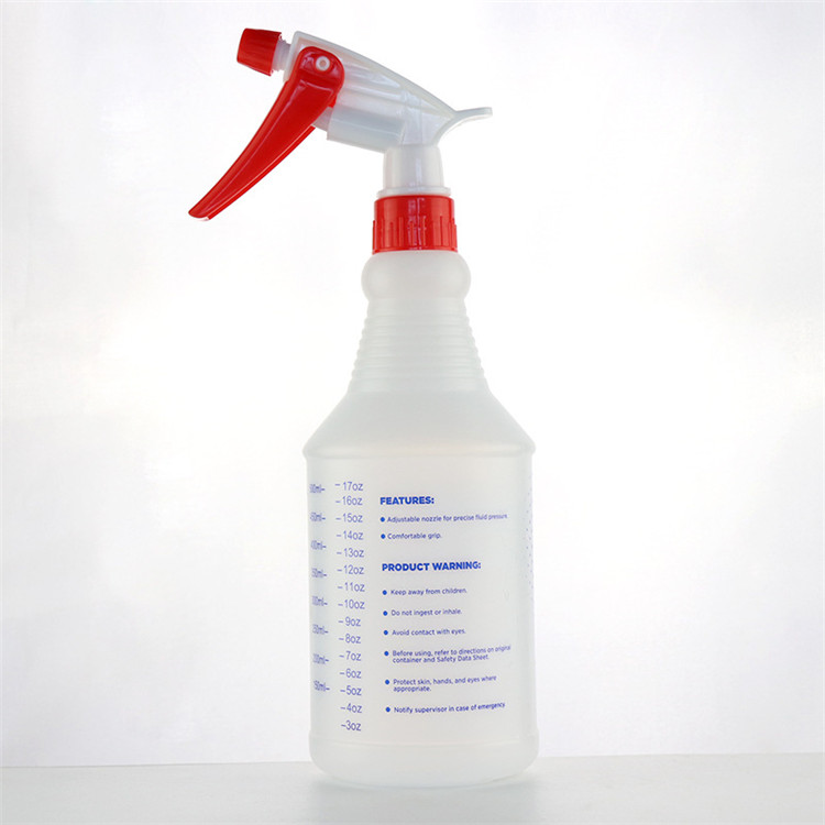 1 Liter Spray Plastic Bottle  32oz PE Spray Bottle With Trigger for Essential Oils, Plants, Pets, Cleaning Products