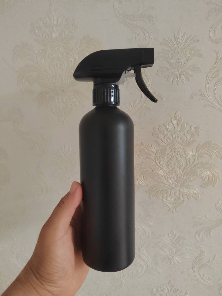 8oz 13oz 16oz chemically resistant Recycle heavy duty trigger spraying white HDPE black plastic spray bottle 300ml 500ml
