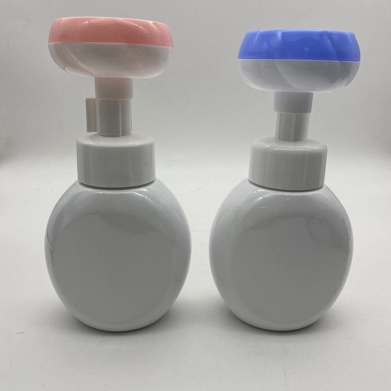 250ml 300ml Oval PET Plastic Cat Claw Shape Animal Paw Flower Foam Dispenser Pump Soap Cleanser Mousse Bottle Packaging for Kids