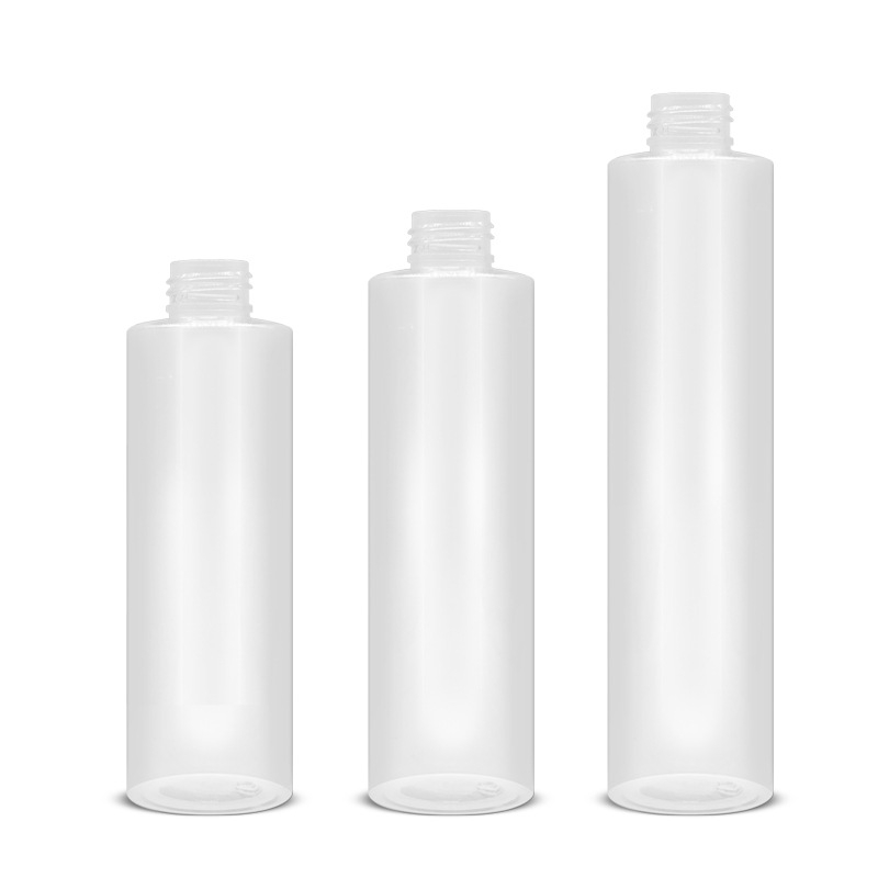 Luxury 250ml toner bottle 100ml 120ml toner lotion cream bottle packaging square round frosted toner bottle with Gold Silver Cap