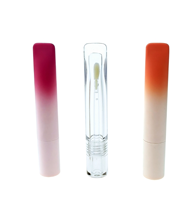 3ml Lip Oil Round Tube With Pink Gradient Color