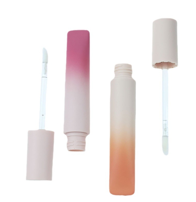 3ml Lip Oil Round Tube With Pink Gradient Color