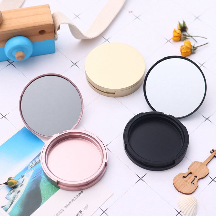 Empty 59mm Cosmetic powder box Round single-layer high-end powder blusher box Wholesale